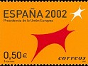 Spain - 2002 - Europe - C.E.P.T - 0,50 â‚¬ - Rojo - España, Europe - Edifil 3866 - Leather Bull - 0